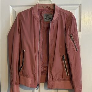 Levi's Rose Zip-Up Bomber Jacket
